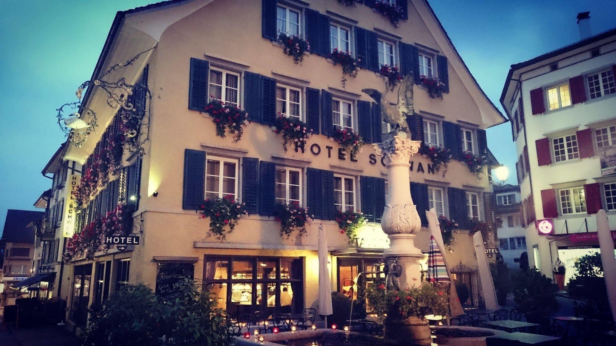 Romantik Hotel Schwan Horgen Bagian luar foto
